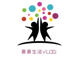青青生活VLOG门店logo设计