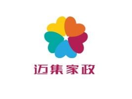 迈集家政公司logo设计