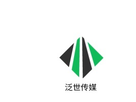 泛世传媒logo标志设计