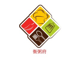 广西衡粥府店铺logo头像设计