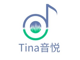 Tina音悦logo标志设计
