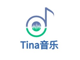 Tina音乐logo标志设计