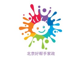 北京好帮手家政门店logo设计