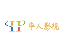 华人影视logo标志设计