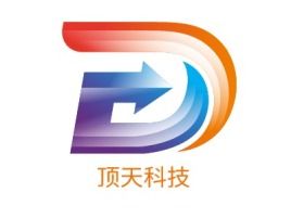 顶天科技公司logo设计