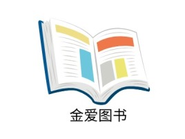 江苏金爱图书logo标志设计