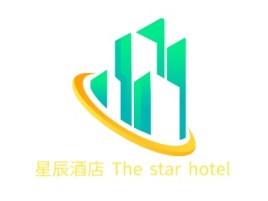 湖南星辰酒店 The star hotel名宿logo设计