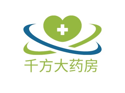 千方大药房门店logo设计