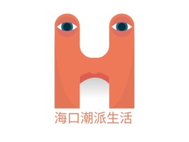 海南海口潮派生活公司logo设计