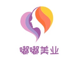 嘟嘟美业门店logo设计