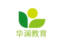 华澜教育logo标志设计
