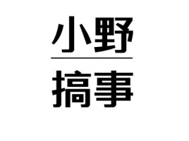 小野搞事公司logo设计