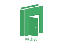 江苏领读者logo标志设计