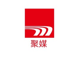 聚媒logo标志设计