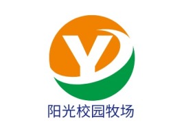 阳光校园牧场品牌logo设计