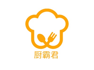 廚霸君LOGO設(shè)計