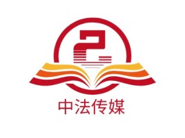 中法传媒logo标志设计