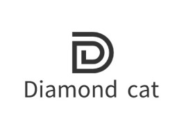 Diamond cat店铺标志设计