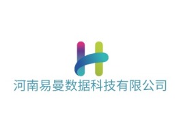 河南易曼数据科技有限公司logo标志设计