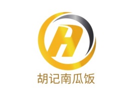 福建胡记南瓜饭店铺logo头像设计