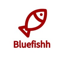 Bluefishh品牌logo设计
