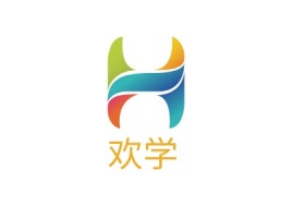 北京欢学logo标志设计