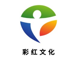 北京彩红文化logo标志设计