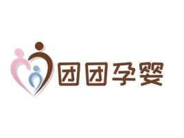 团团孕婴门店logo设计