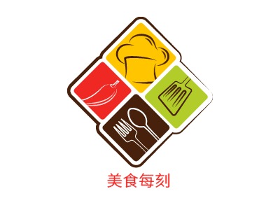 美食每刻LOGO設(shè)計(jì)