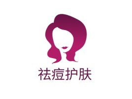 祛痘护肤门店logo设计