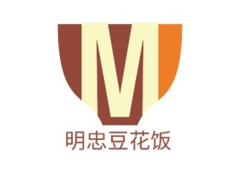 明忠豆花饭店铺logo头像设计