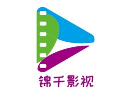 浙江锦千影视logo标志设计