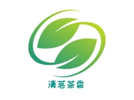 清茗茶香品牌logo设计