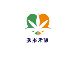 多米禾饭品牌logo设计