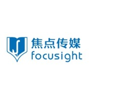 焦点传媒focusightlogo标志设计