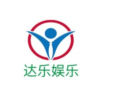 达乐娱乐logo标志设计