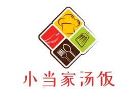 小当家汤饭店铺logo头像设计