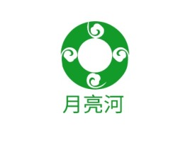 月亮河公司logo设计