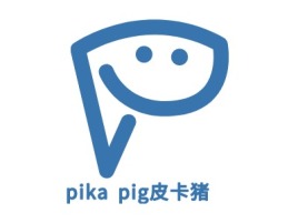 pika pig皮卡猪公司logo设计