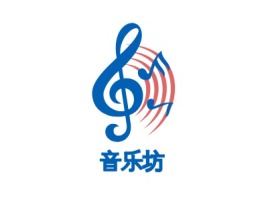 音乐坊logo标志设计