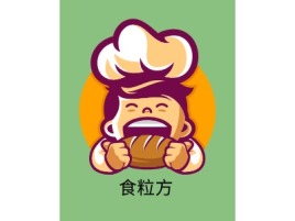 贵州食粒方店铺logo头像设计