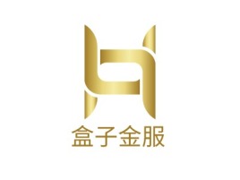北京盒子金服金融公司logo设计