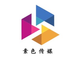 素色传媒logo标志设计