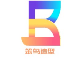 浙江笨鸟造型门店logo设计