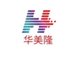 华美隆logo标志设计