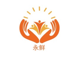永鲜logo标志设计