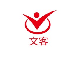 文客logo标志设计