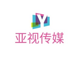亚视传媒logo标志设计