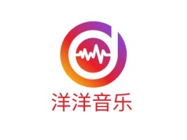 洋洋音乐logo标志设计