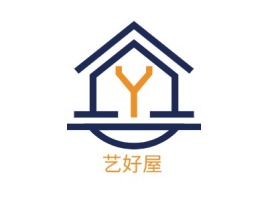 艺好屋名宿logo设计